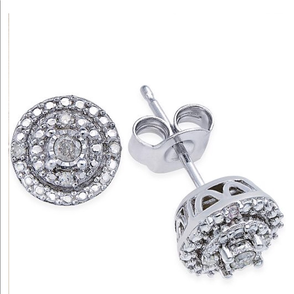Macys 1/10 Ct Diamond Studs